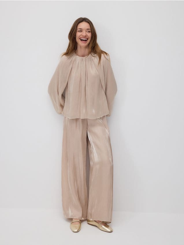 Palazzo trousers - RESERVED