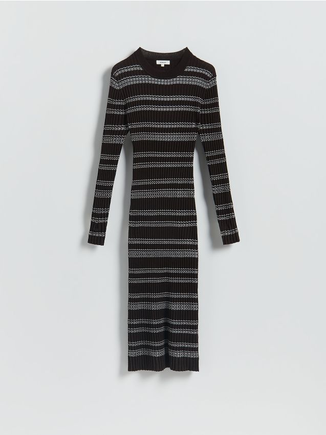 Reserved Reserved - Ζέρσεϊ midi φόρεμα