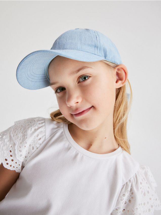 Baseball hat with bow detail - RESERVED