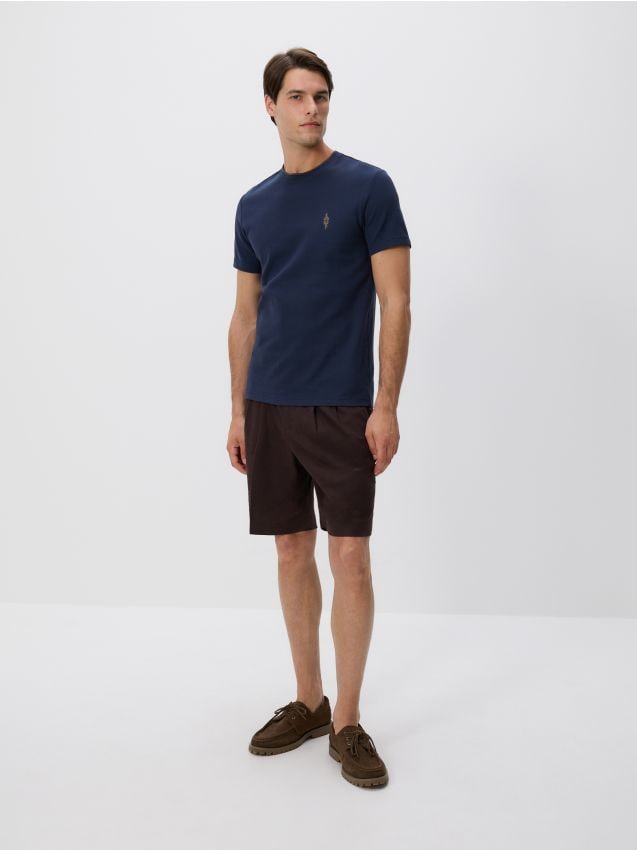 Slim fit cotton T-shirt - RESERVED