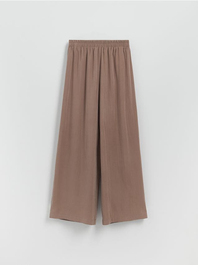 Loose modal blend trousers - RESERVED