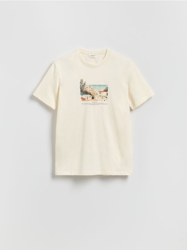 Regular fit printed T-shirt - RESERVED