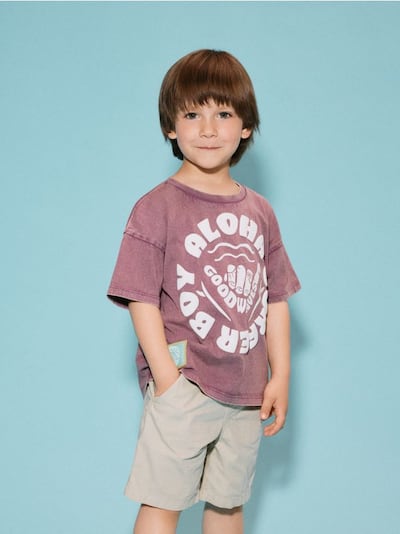 Oversized cotton rich T-shirt
