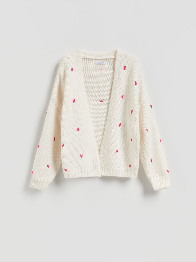 Reserved - LADIES` SWEATER - nude