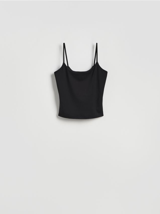 Reserved - Crop top - negru