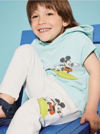 Bawełniany t-shirt Mickey Mouse