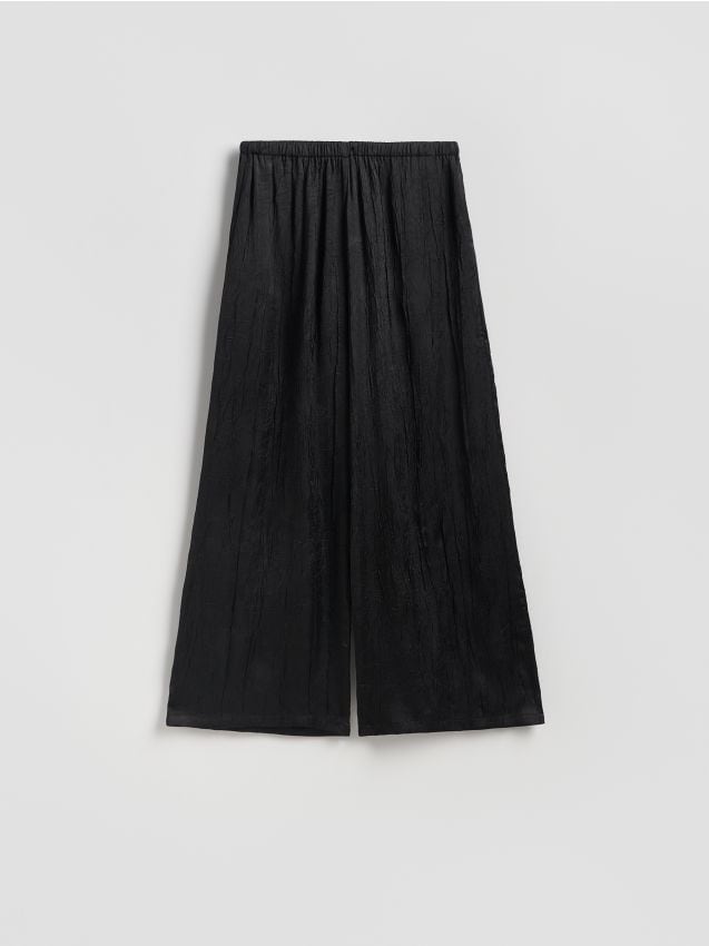 Crease effect trousers - RESERVED