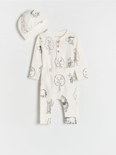 BABIES` BODY SUIT, TROUSERS & CAP