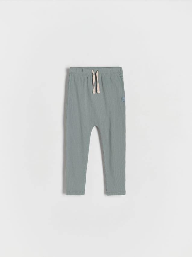 Reserved - BOYS` TROUSERS - verde-maroniu