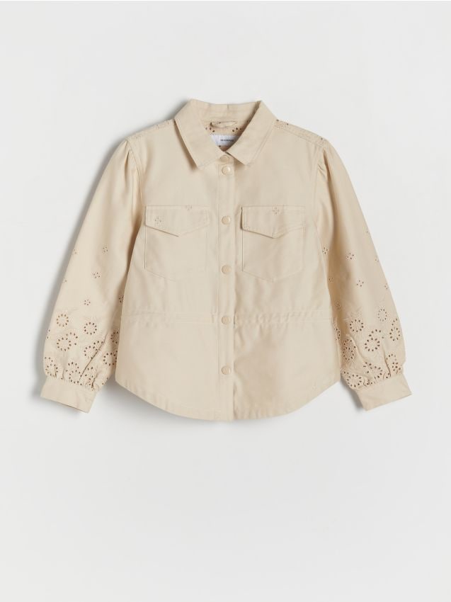 Reserved - girls` jacket - nude