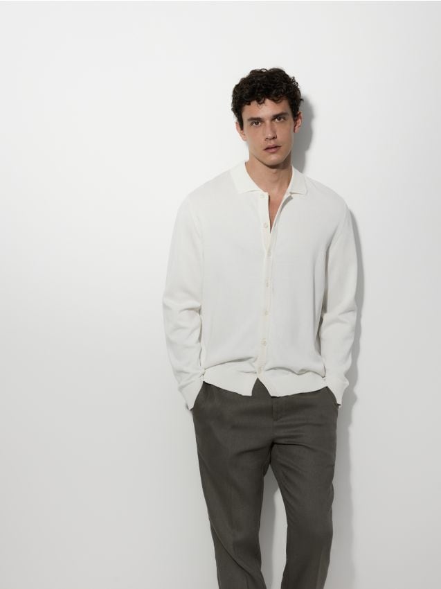 Cotton cardigan - RESERVED
