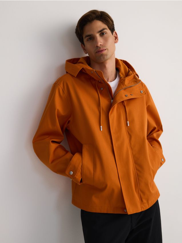 Plain hooded jacket - RESERVED