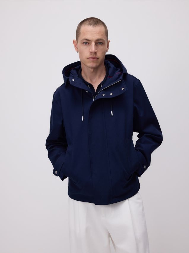 Plain hooded jacket - RESERVED
