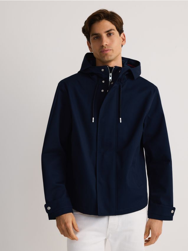 Plain hooded jacket - RESERVED