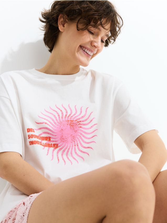 T-shirt with print - RESERVED