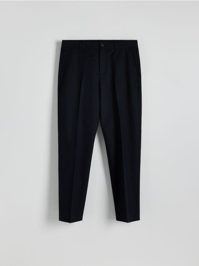 Reserved - Pantaloni chino regular fit - bleumarin