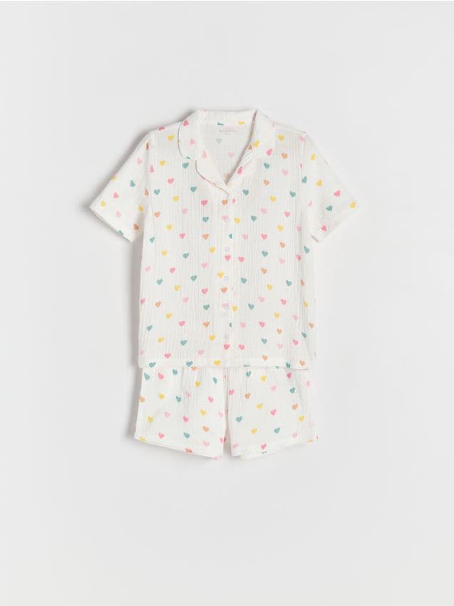 Reserved - GIRLS` PYJAMA - crem