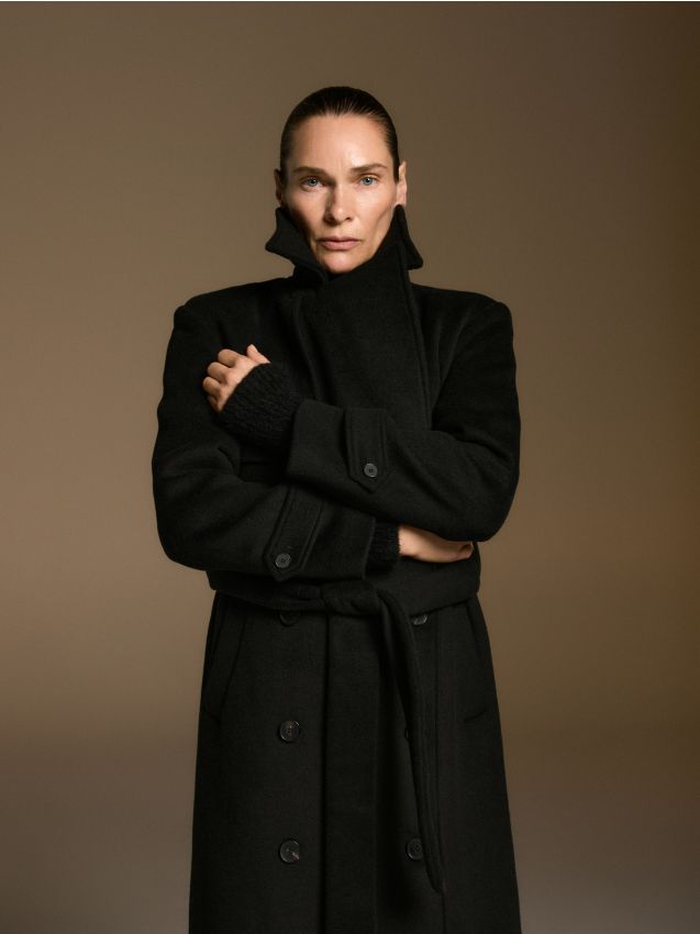 Reserved Reserved - Παλτό από μείγμα μαλλιού