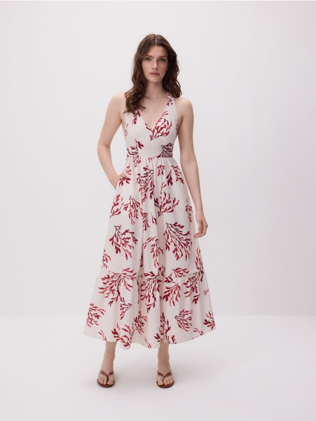 Maxi-jurk met patroon - RESERVED
