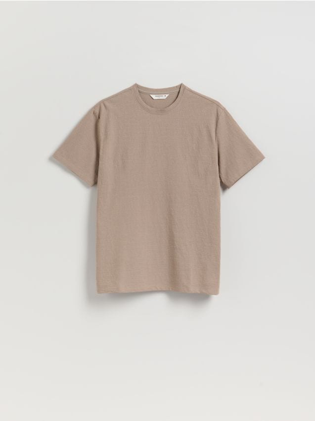 Comfort fit structural fabric T-shirt - RESERVED