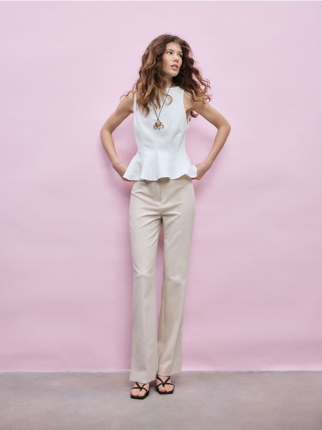 Broek met persvouwen - RESERVED