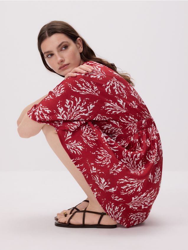 Jurk met originele print
