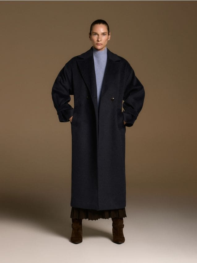 Reserved Reserved - Παλτό από μείγμα μαλλιού