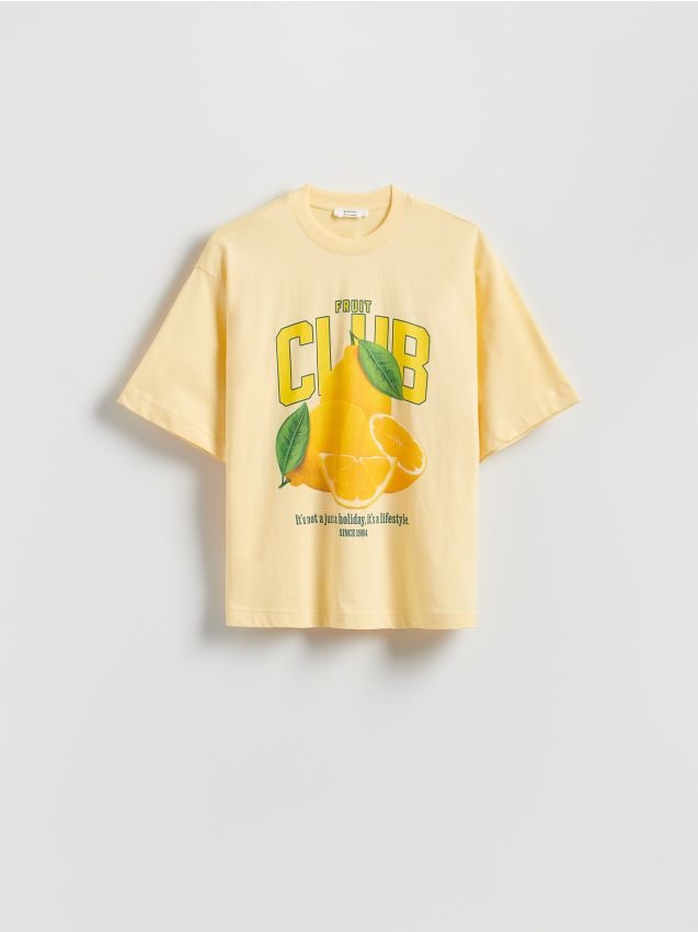 T-shirt regular fit con stampa - RESERVED