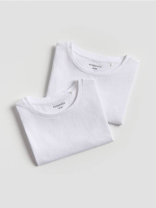 Cotton T-shirts 2 pack - RESERVED
