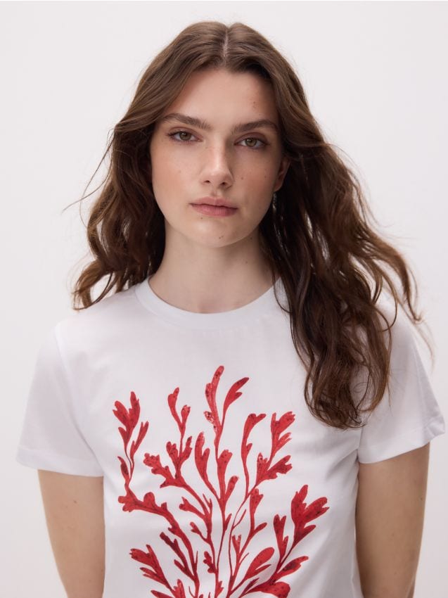 T-shirt met print