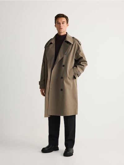 Trenchcoat mit klassischem Schnitt