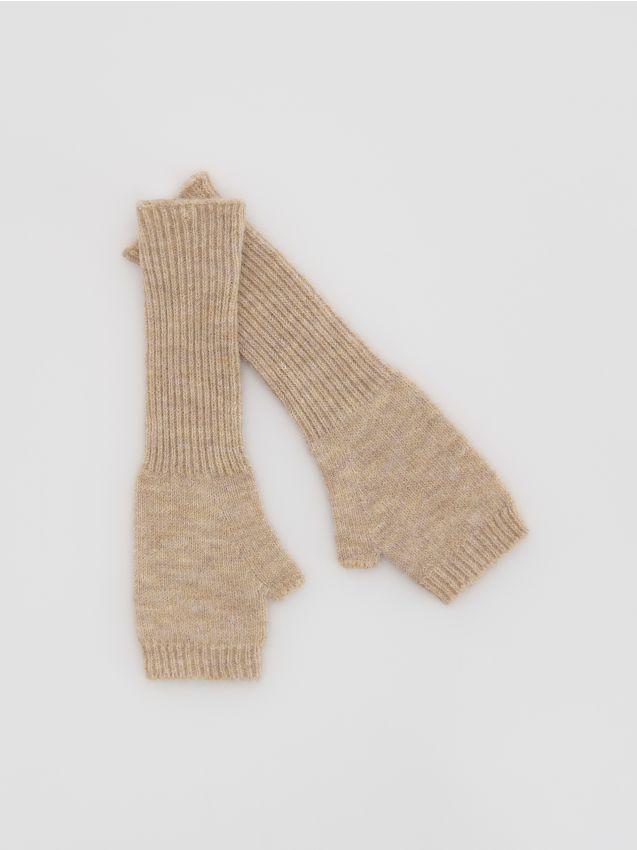 Reserved - LADIES` GLOVES - gri-maroniu