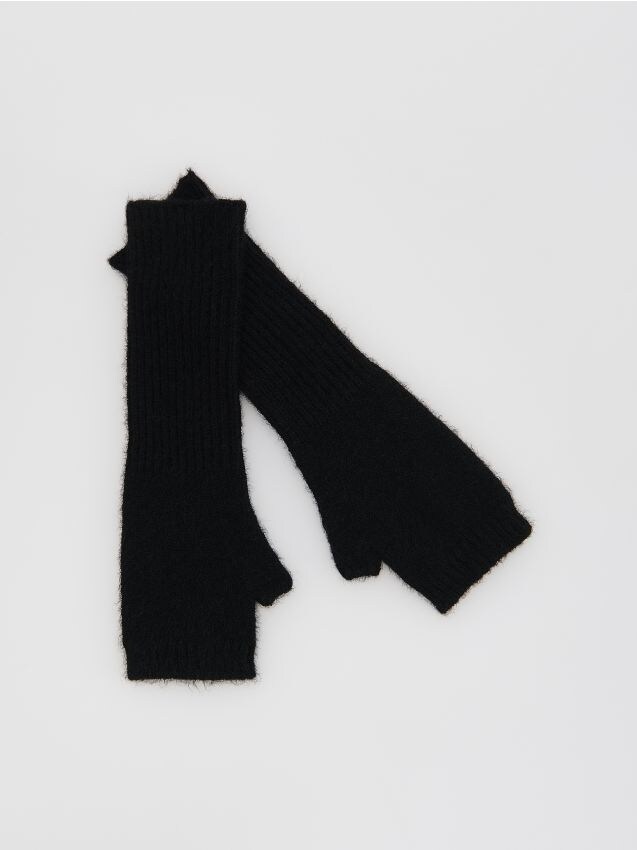 Reserved - LADIES` GLOVES - negru