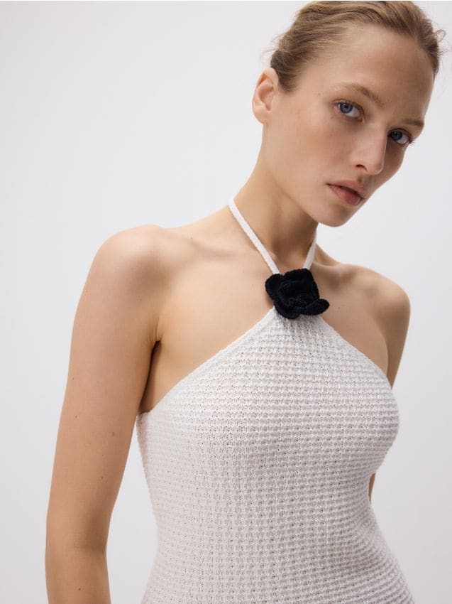 Reserved - LADIES` TOP - crem