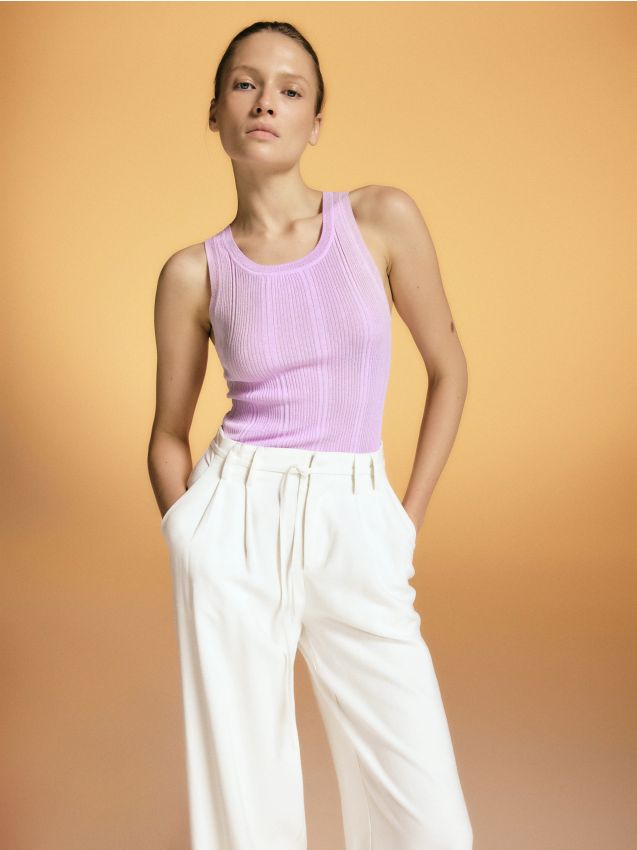Rib knit top - RESERVED