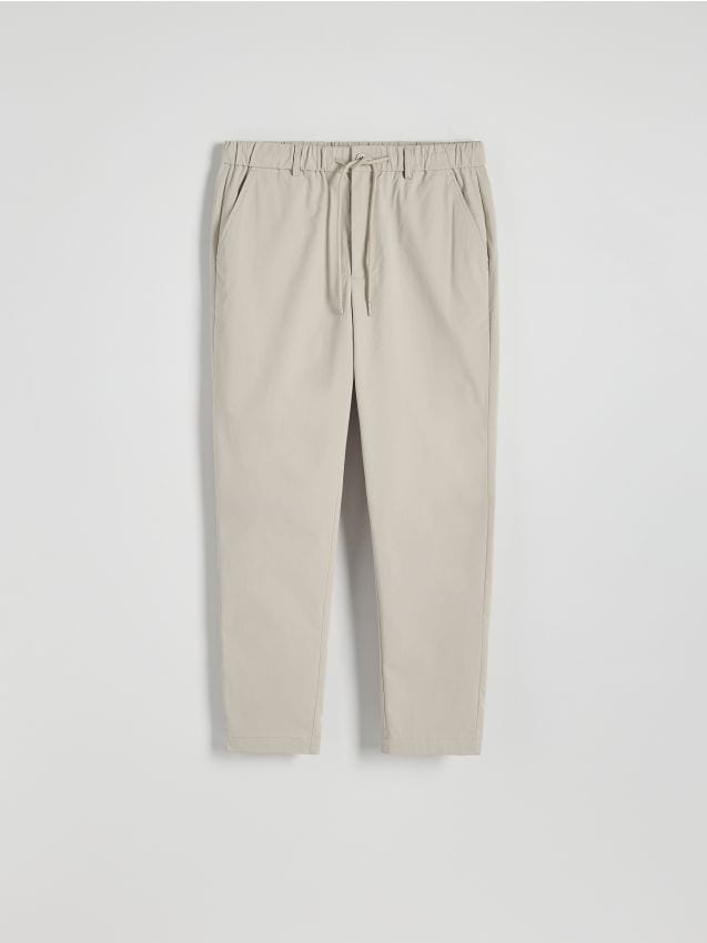 Reserved - pantaloni jogger regular - crem