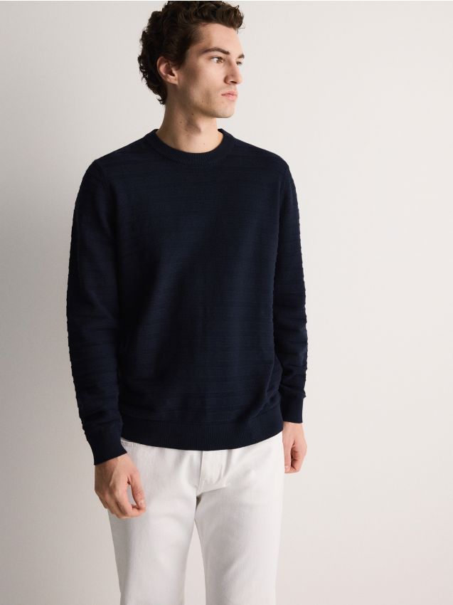 Stripe cotton jumper - RESERVED