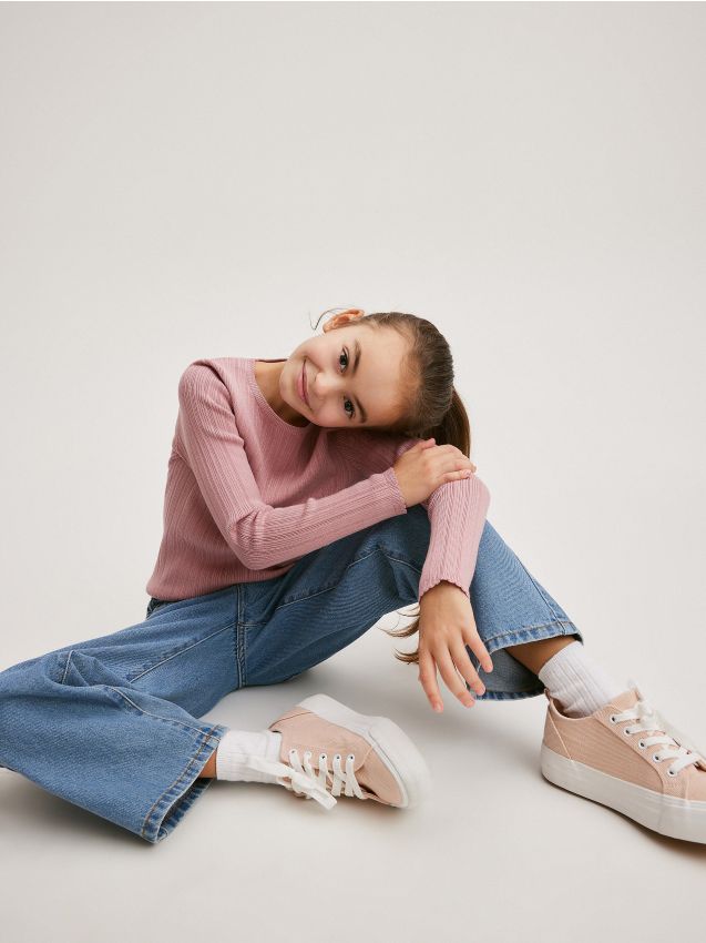 Rib knit jumper - RESERVED