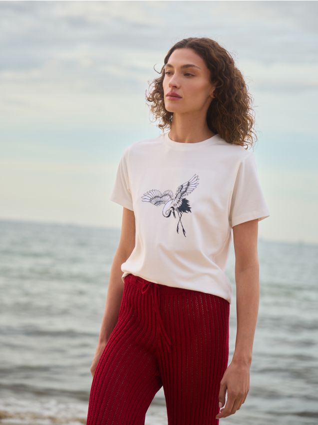 T-shirt med tryck - RESERVED