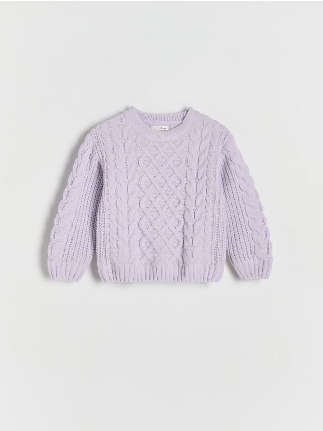 Decorative knit jumper - RESERVED