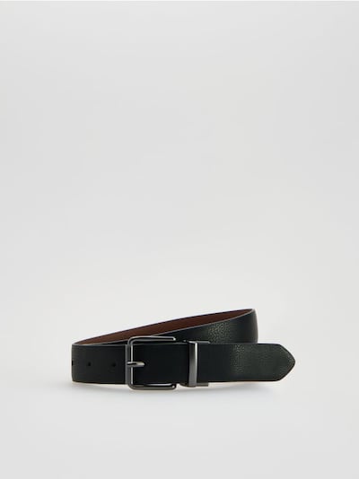 Leather rich belt