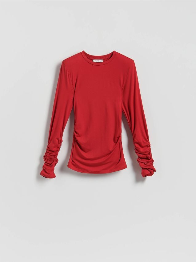 Ruched blouse - RESERVED