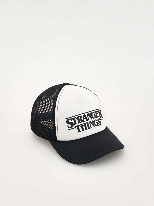 Reserved - Șapcă cu cozoroc stranger things - negru