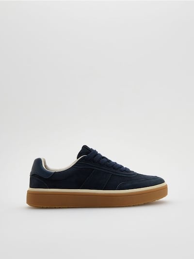 Suede sneakers