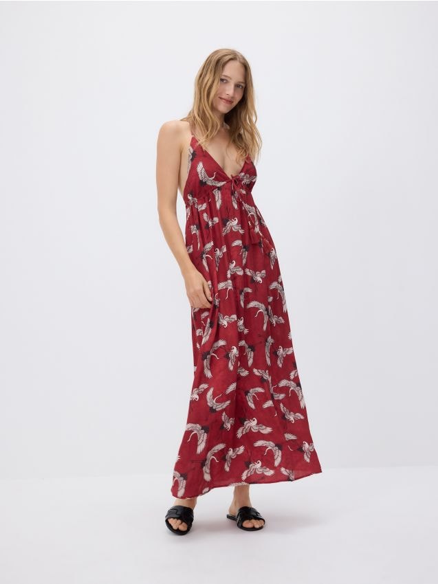 Patterned maxi dress - RESERVED
