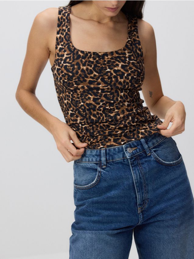 Haut à motif animalier - RESERVED