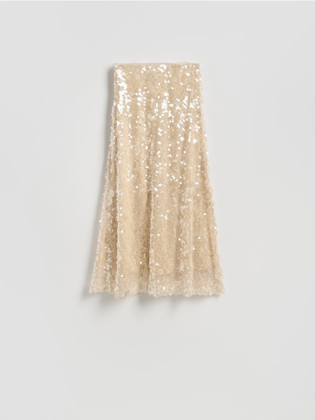 Sequin midi skirt - RESERVED