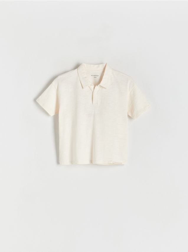 Reserved - tricou polo - nude