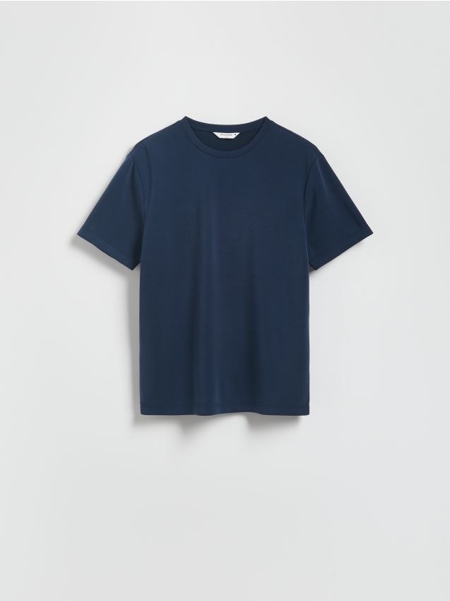 Regular fit T-shirt van een modalmix - RESERVED