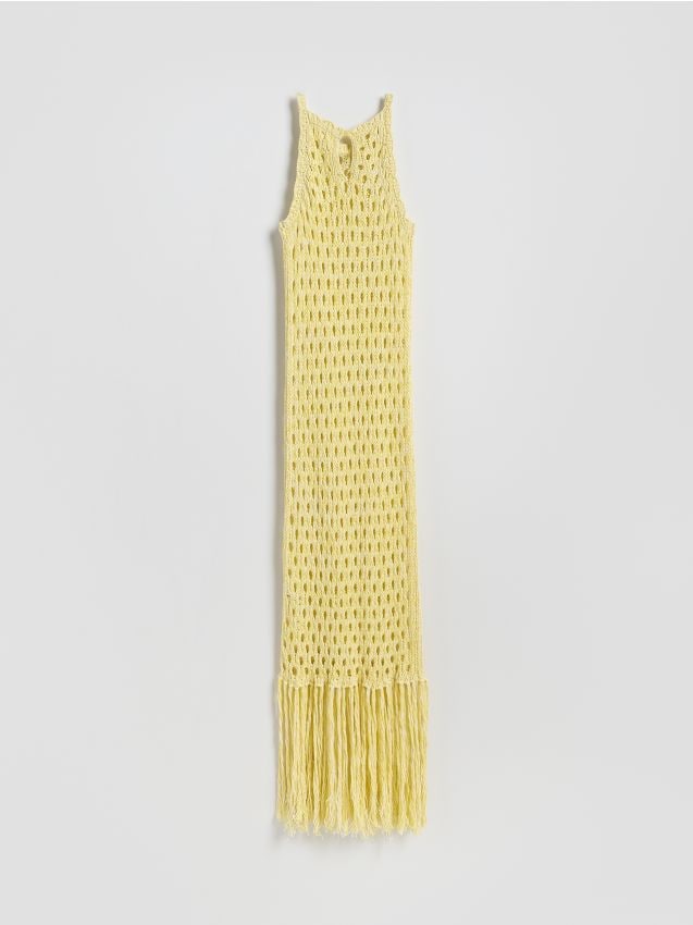 Kjole med broderie anglaise - RESERVED